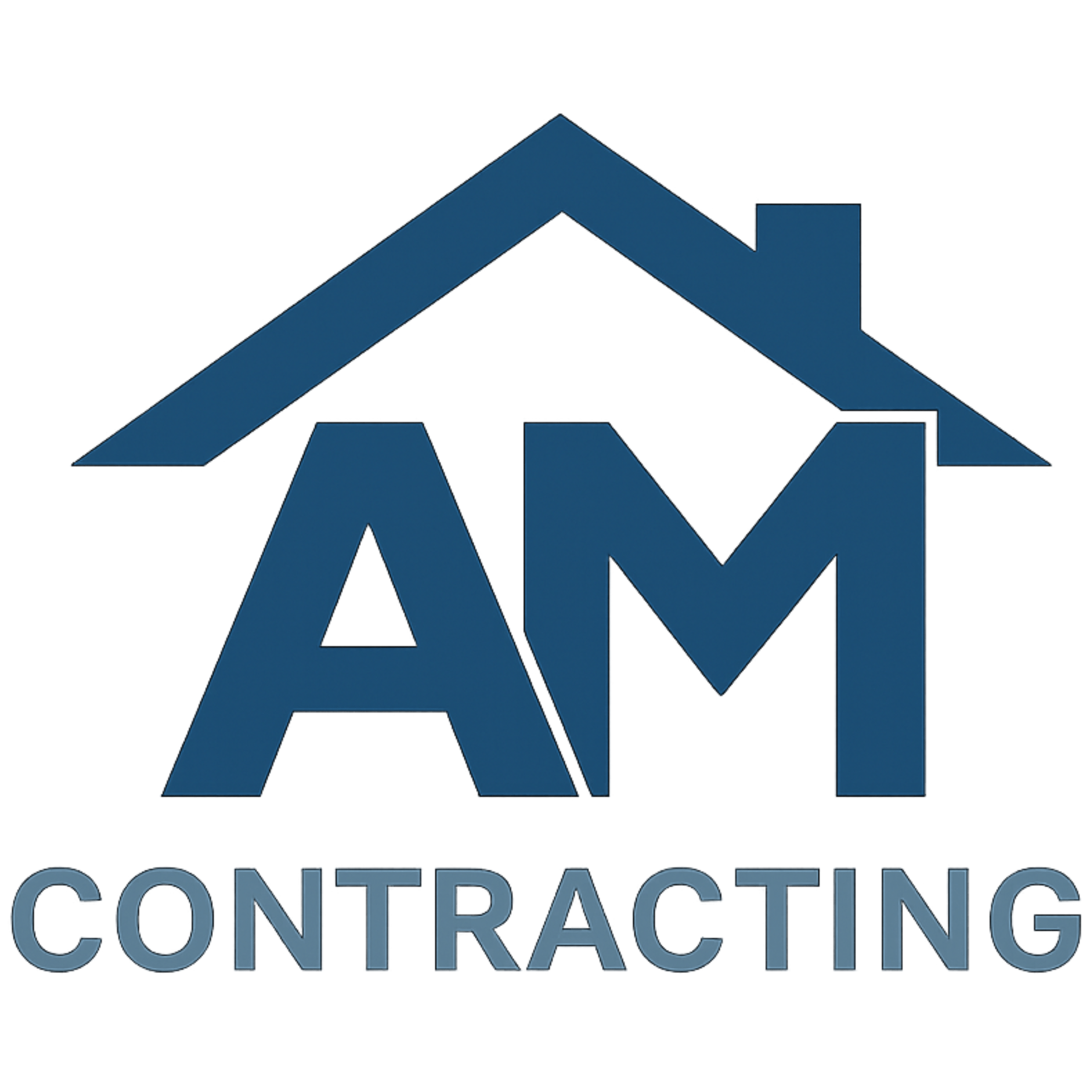 logo built for AM Contracting