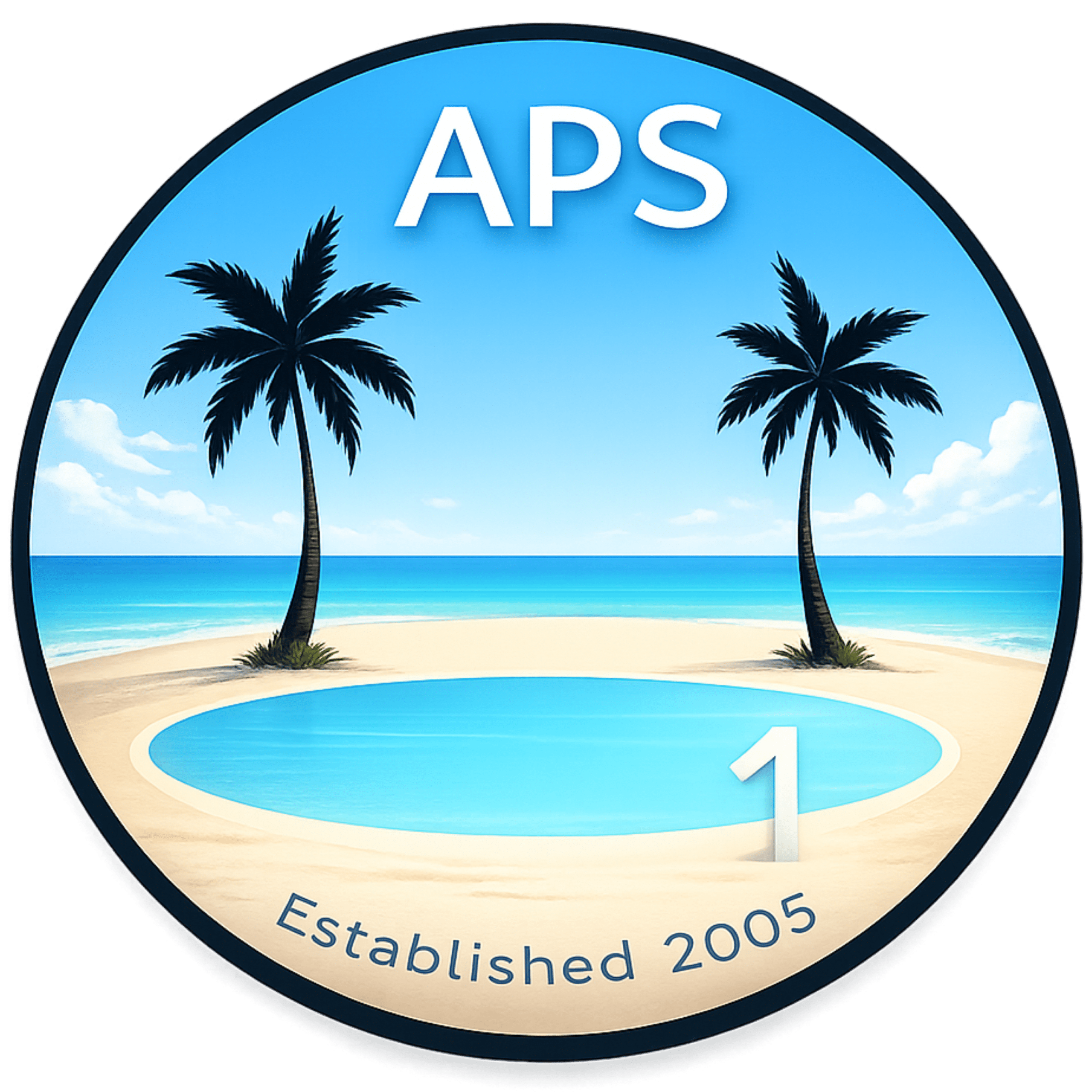 logo built for Accurate Pool Service