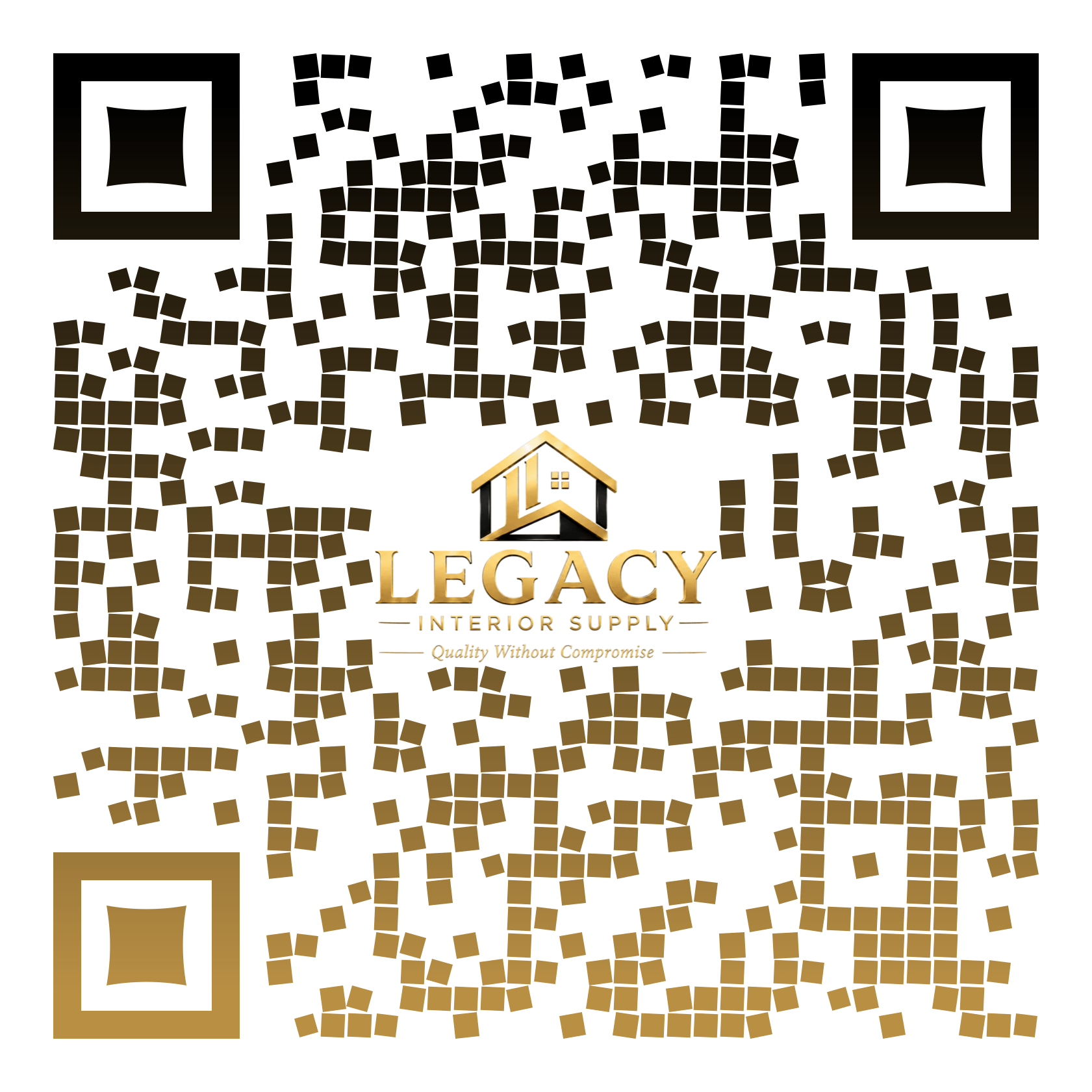 custom qr code for legacy interior supply